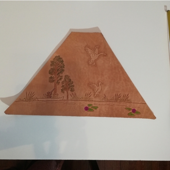 Other - Tooled Leather Bird Hunting Wilderness Wall Art Decor